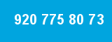 920 775 80 73 920 775 80 73